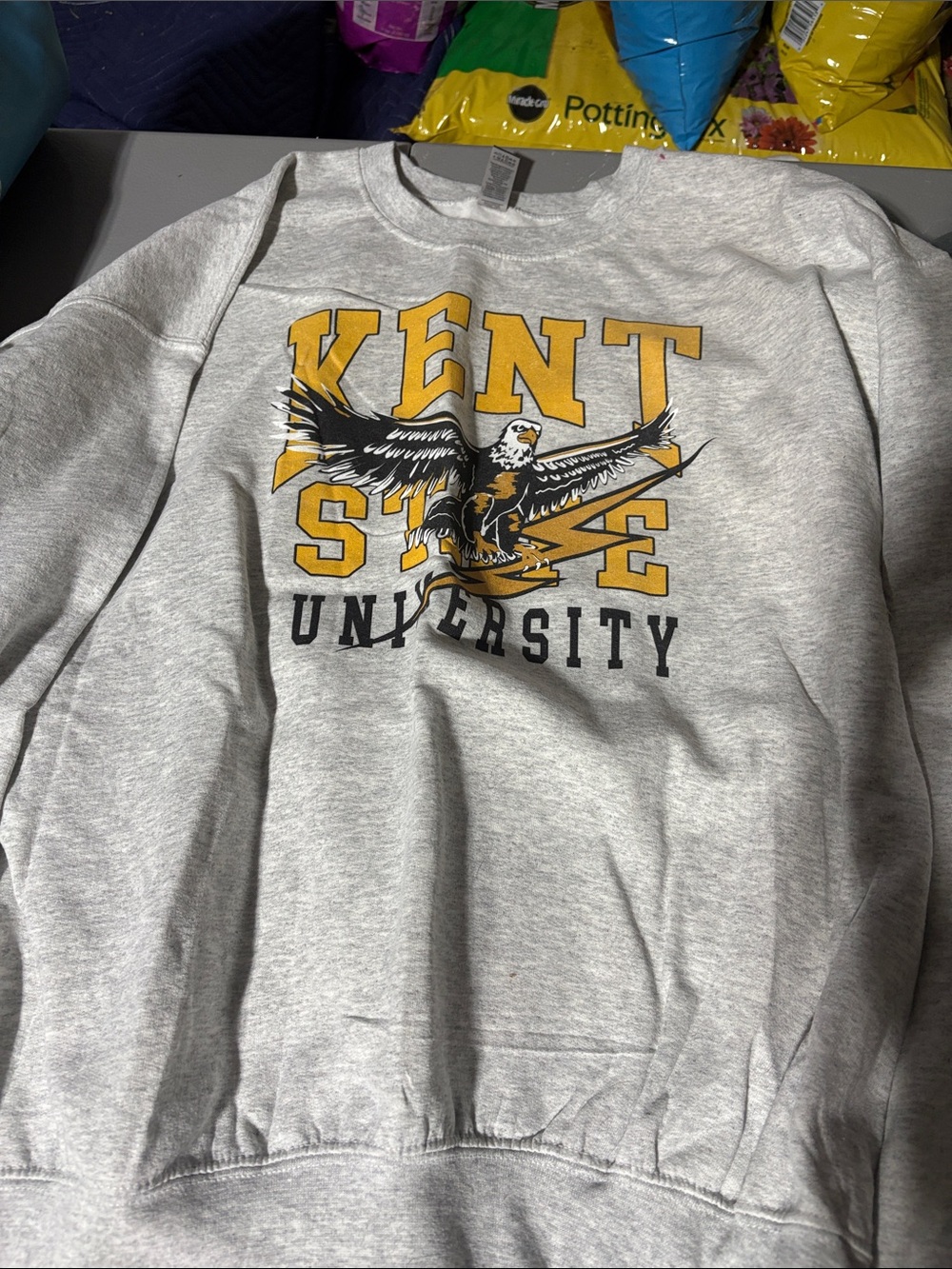 Kent State University Grey Eagle Graphic Sweatshirt